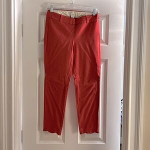 J. Crew coral capri Size 2